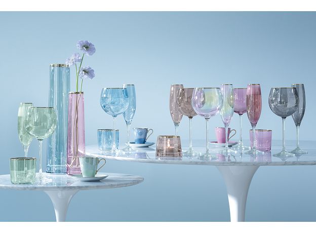 Ваза/подсвечник Sorbet 16 см серая, LSA International, фото , изображение 2