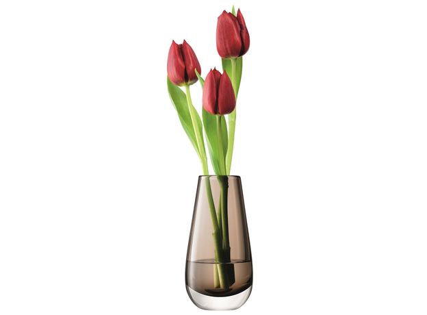 Ваза в форме бутона Flower Colour 14 см мока, LSA International, фото , изображение 7